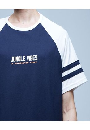 Camiseta Para Hombre Manga Corta Color Azul Marca Ostu #60091156