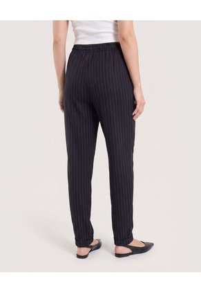 Jogger Con Bolsillos  Para Mujer Negro Ostu