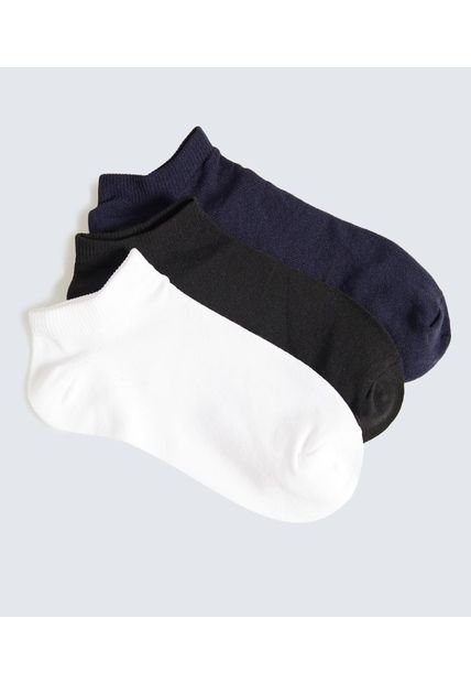 Medias Para Hombre Invisible Color Blanco Marca Ostu #60980305