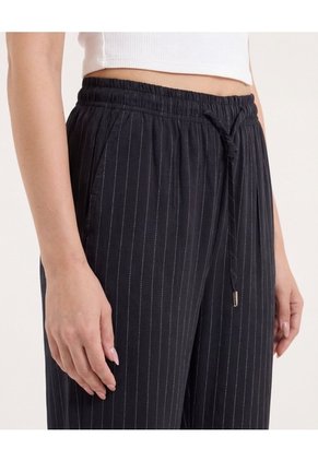 Jogger Con Bolsillos  Para Mujer Negro Ostu