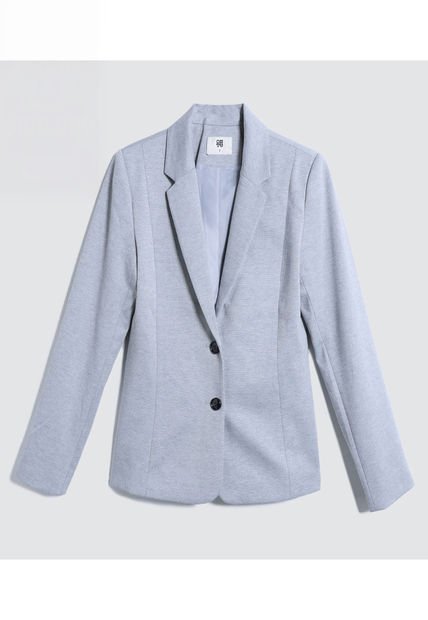 Blazer Para Mujer Blazer Color Gris  Marca Ostu #40400013
