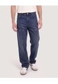 Jean Loose Black Y Blue  Para Hombre Azul Ostu de Ostu