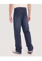 Jean Loose Black Y Blue  Para Hombre Azul Ostu de Ostu
