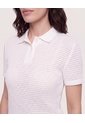 Polo Textura Classic Fit  Para Mujer Crudo Ostu de Ostu