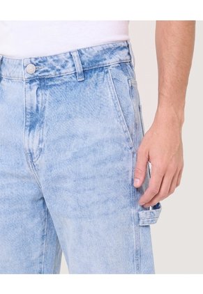 Jean Straight Carpenter Para Hombre Azul Ostu