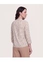 Blusa Basica Manga ¾  Para Mujer Café Ostu de Ostu