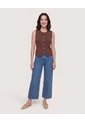 Jean Culotte Easy Fit  Para Mujer Azul Ostu de Ostu