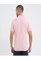 Polo Para Hombre Cuello Tejido Sin Bolsillo Color Rosa Marca Ostu #60110762 de Ostu