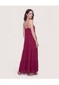 Vestido Largo  Para Mujer Vino Ostu de Ostu