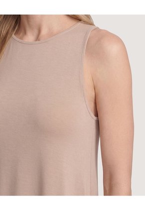 Vestido Sisa Silueta Fluida  Para Mujer Café Ostu