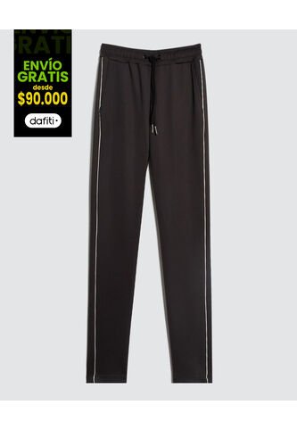 Pantalon Para Niño Jogger Color Negro Marca Ostu #80070077 Ostu