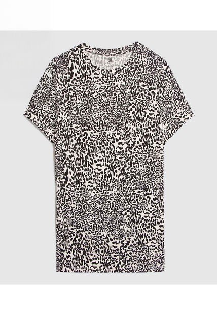 Camiseta Para Mujer Manga Corta Color Negro Marca Ostu #40092228