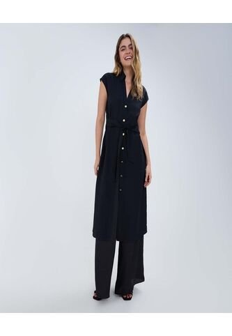 Vestido Para Mujer Manga Sisa Color Negro Marca Ostu #40170290 Ostu