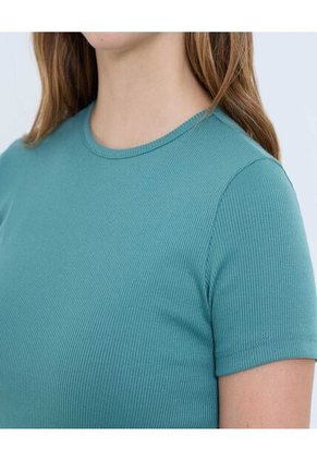 Camiseta Para Mujer Crop Top Color Verde Marca Ostu #40092334