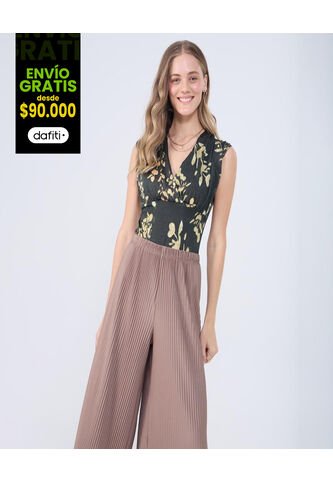 Body Para Mujer Manga Sisa Color Verde  Marca Ostu #40200159 Ostu