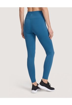 Leggings Deportivo Con Bolsillos  Para Mujer Azul Ostu