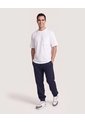 Camiseta Regular Texturizada  Para Hombre Crema Ostu de Ostu