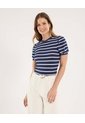 Camiseta Para Mujer Manga Corta Moda Color Azul Marca Ostu #40092598 de Ostu