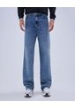 Jean Para Hombre Loose Color Azul Medio Marca Ostu #60160358 de Ostu
