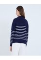 Saco Para Mujer Cuello Camisero Color Azul Marca Ostu #40330089 de Ostu