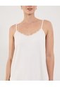 Camiseta Para Mujer Manga Sisa Cuello V Color Marfil Marca Ostu #40092493 de Ostu