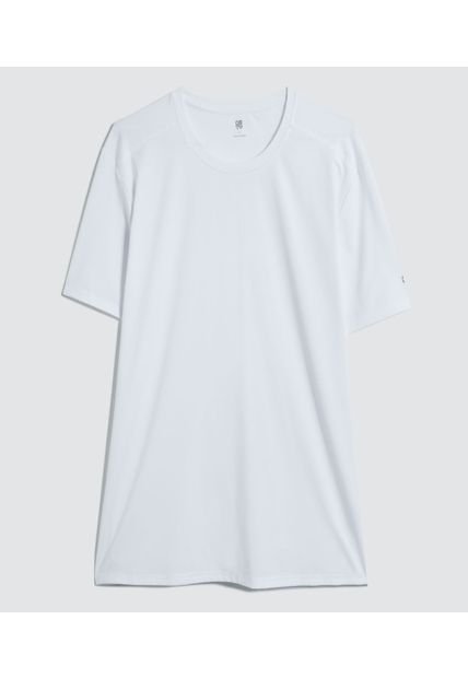 Camiseta Para Hombre Manga Corta Color Blanco Marca Ostu #60091282