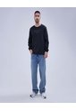 Jean Para Hombre Loose Color Azul Medio Marca Ostu #60160358 de Ostu