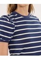 Camiseta Para Mujer Manga Corta Moda Color Azul Marca Ostu #40092598 de Ostu