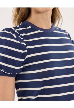 Camiseta Para Mujer Manga Corta Moda Color Azul Marca Ostu #40092598