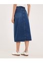 Falda Para Mujer Medio Color Azul Marca Ostu #40140183 de Ostu