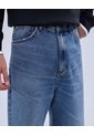 Jean Para Hombre Loose Color Azul Medio Marca Ostu #60160358 de Ostu