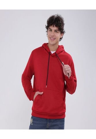 Buzo Para Hombre Hoodie Color Vino Marca Ostu #60060391 Ostu