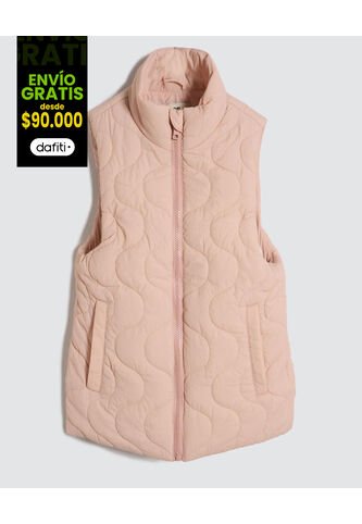 Chaleco Para Niña  Color Rosa Marca Ostu #90250004 Ostu