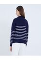 Saco Para Mujer Cuello Camisero Color Azul Marca Ostu #40330089 de Ostu
