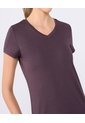 Camiseta Para Mujer Manga Corta Color Café  Marca Ostu #40092274 de Ostu