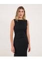 Vestido Para Mujer M/Sisa Medio Color Negro Marca Ostu #40170348 de Ostu