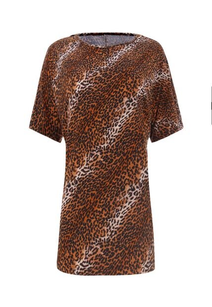 Camiseta Para Mujer M/C Ostu Color Café #40090829