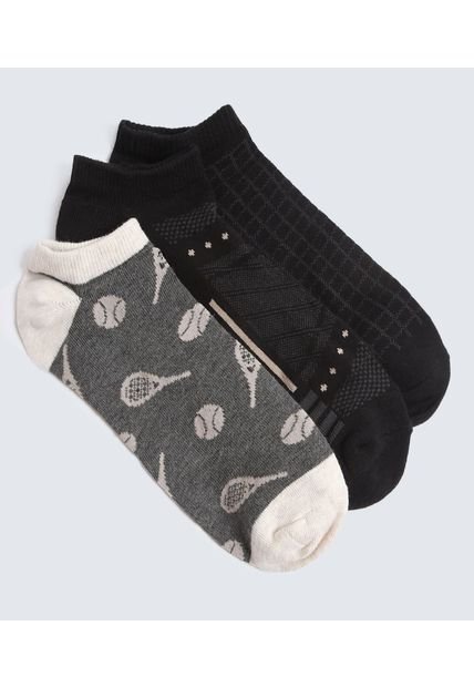 Medias Para Hombre Invisible Color Negro Marca Ostu #60980293