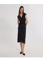 Vestido Para Mujer M/Sisa Medio Color Negro Marca Ostu #40170310 de Ostu