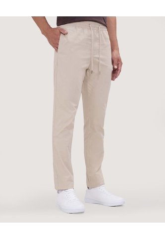 Pantalon Para Hombre Jogger Color Beige Marca Ostu #60070414 Ostu