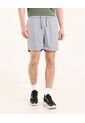 Bermuda Para Hombre Deportiva Medio Color Gris Claro Marca Ostu #60100412 de Ostu