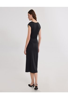 Vestido Para Mujer M/Sisa Medio Color Negro Marca Ostu #40170310