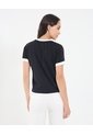 Camiseta Para Mujer Manga Corta Moda Color Negro Marca Ostu #40092597 de Ostu
