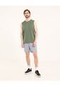 Bermuda Para Hombre Deportiva Medio Color Gris Claro Marca Ostu #60100412 de Ostu
