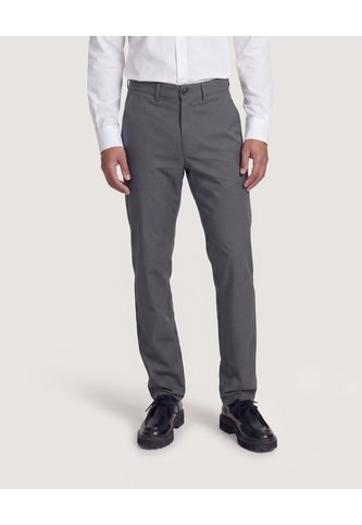 Pantalón Basico Chino  Para Hombre Gris Ostu Ostu