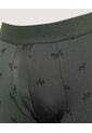 Boxer Medio Estampado  Para Hombre Verde Ostu de Ostu