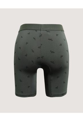 Boxer Medio Estampado Para Hombre Verde Ostu