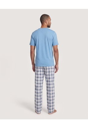 Pijama Con Rayas Clásicas Para Hombre Gris Ostu