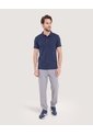 Pantalón Jogger Texturizado  Para Hombre Negro Ostu de Ostu