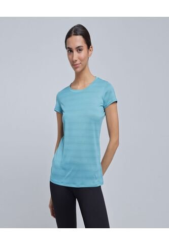 Camiseta Para Mujer Manga Corta Color Azul  Marca Ostu #40092180 Ostu